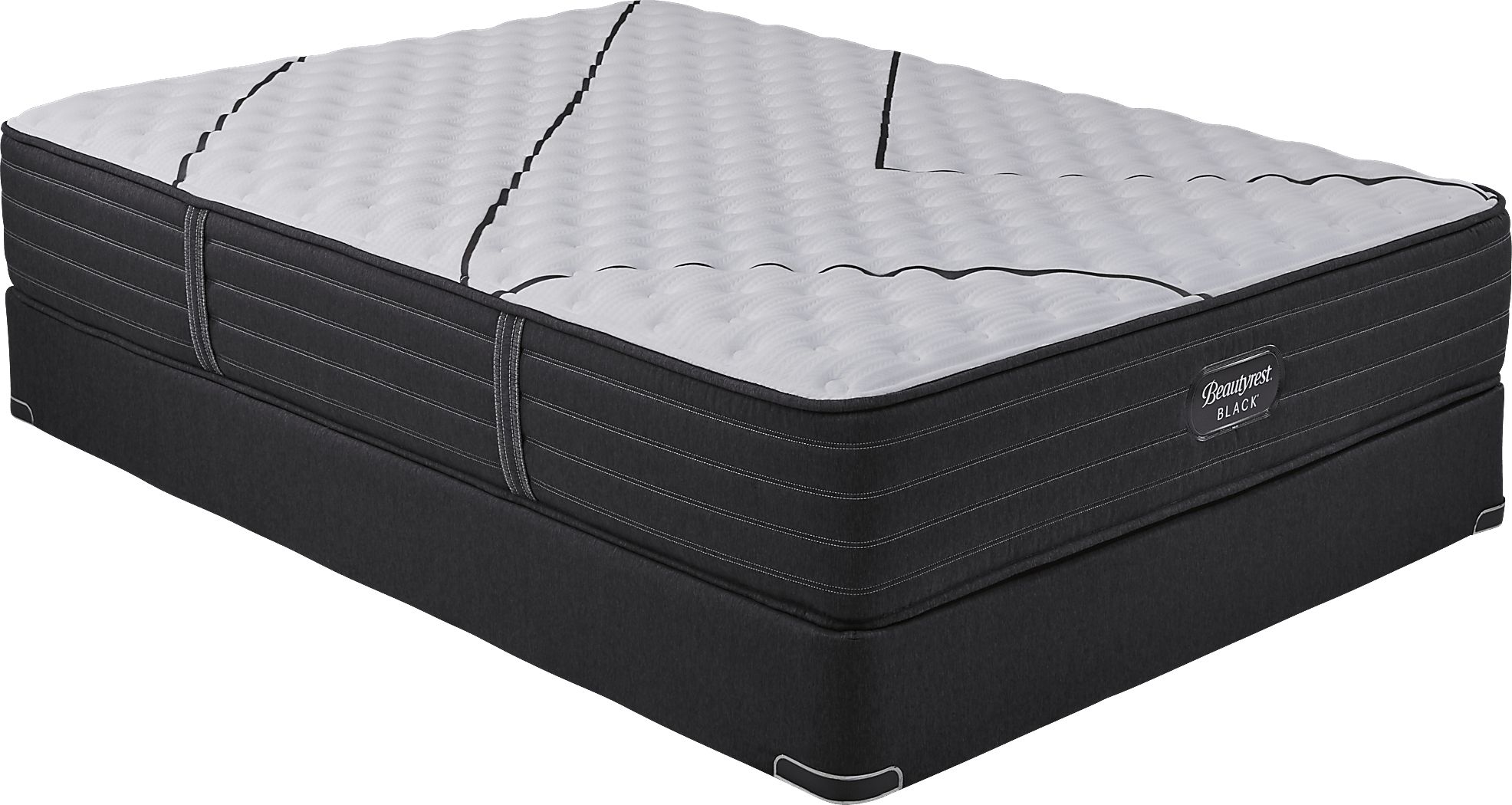 Beautyrest Black LClass XFirm Low Profile King Mattress Set Rooms to Go
