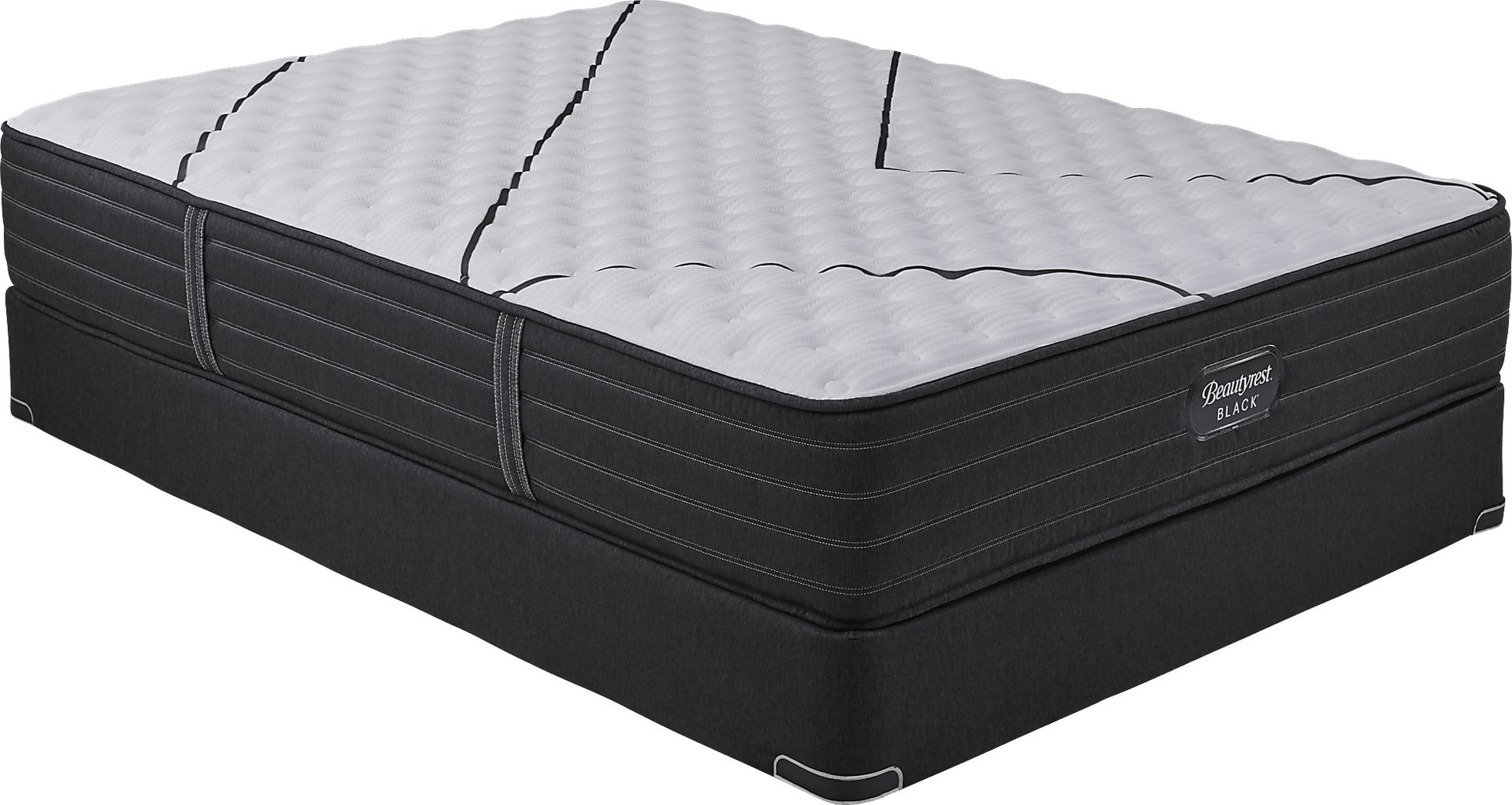 Beautyrest Black L-Class Extra Firm Queen Mattress Set - Image 1