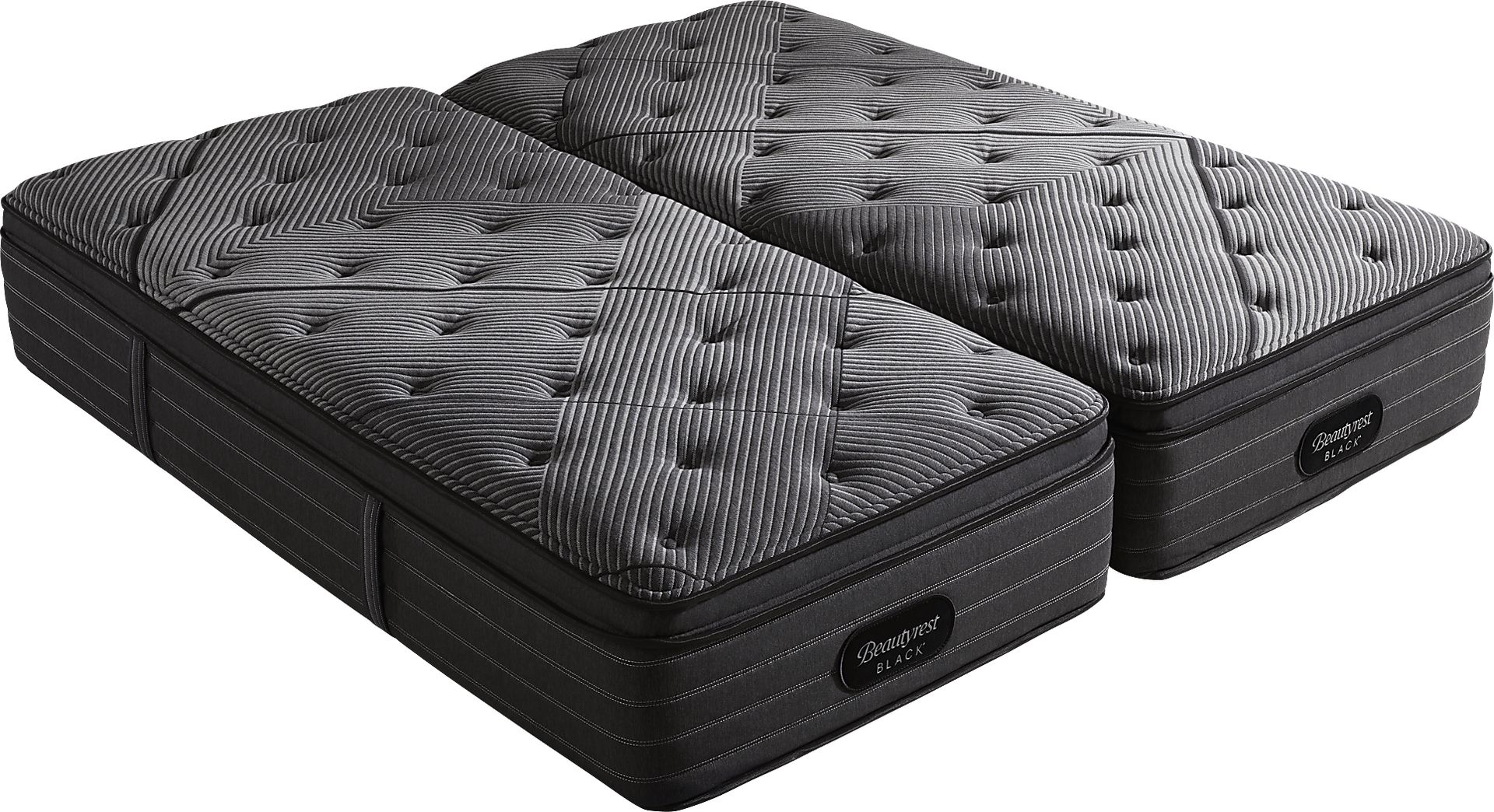 Beautyrest Black L-Class Medium Pillowtop Split King Mattress Pair (2 TWXL) - Image 1
