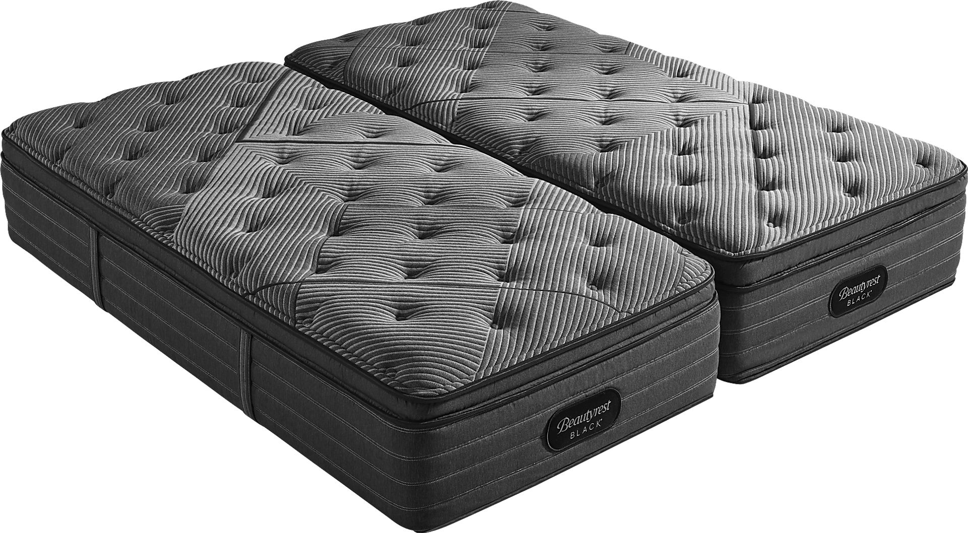 Beautyrest Black L-Class Plush Pillowtop Split King Mattress (2 TWXL) - Image 1