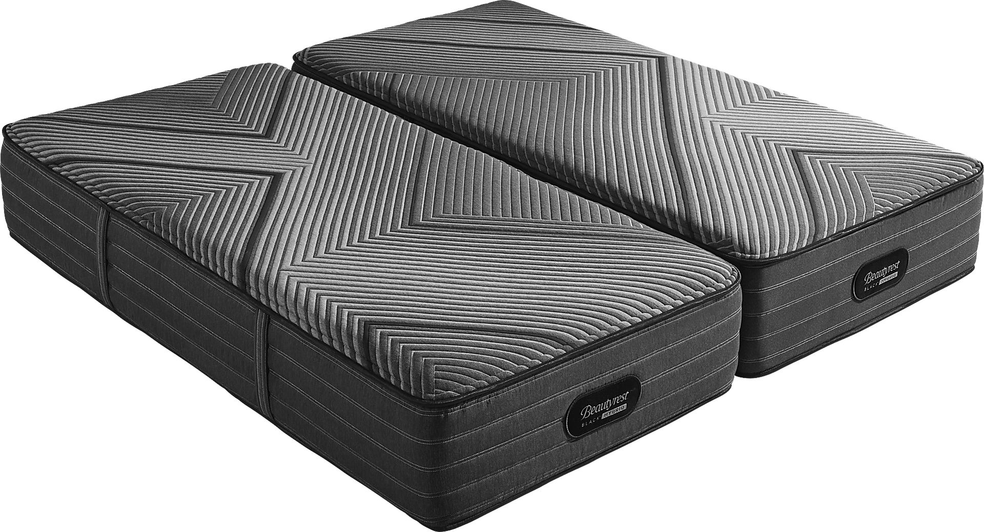 Beautyrest Black LX-Class Plush Tight Top Split King Mattress (2 TWXL) - Image 1
