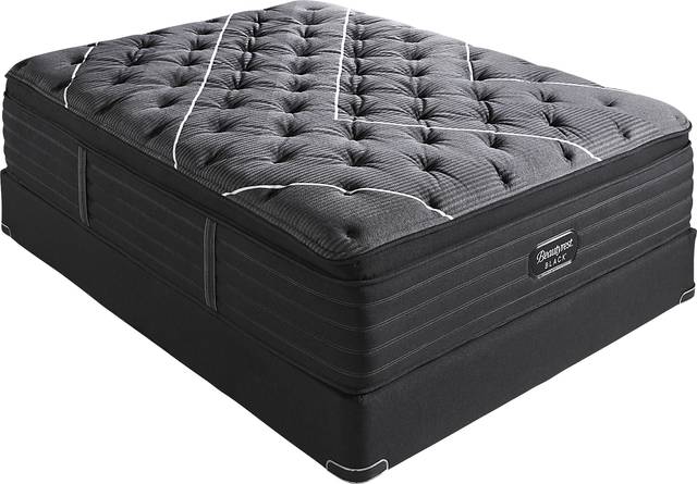 Beautyrest Black Natasha II Low Profile Queen Mattress Set - Thumbnail - Image 1
