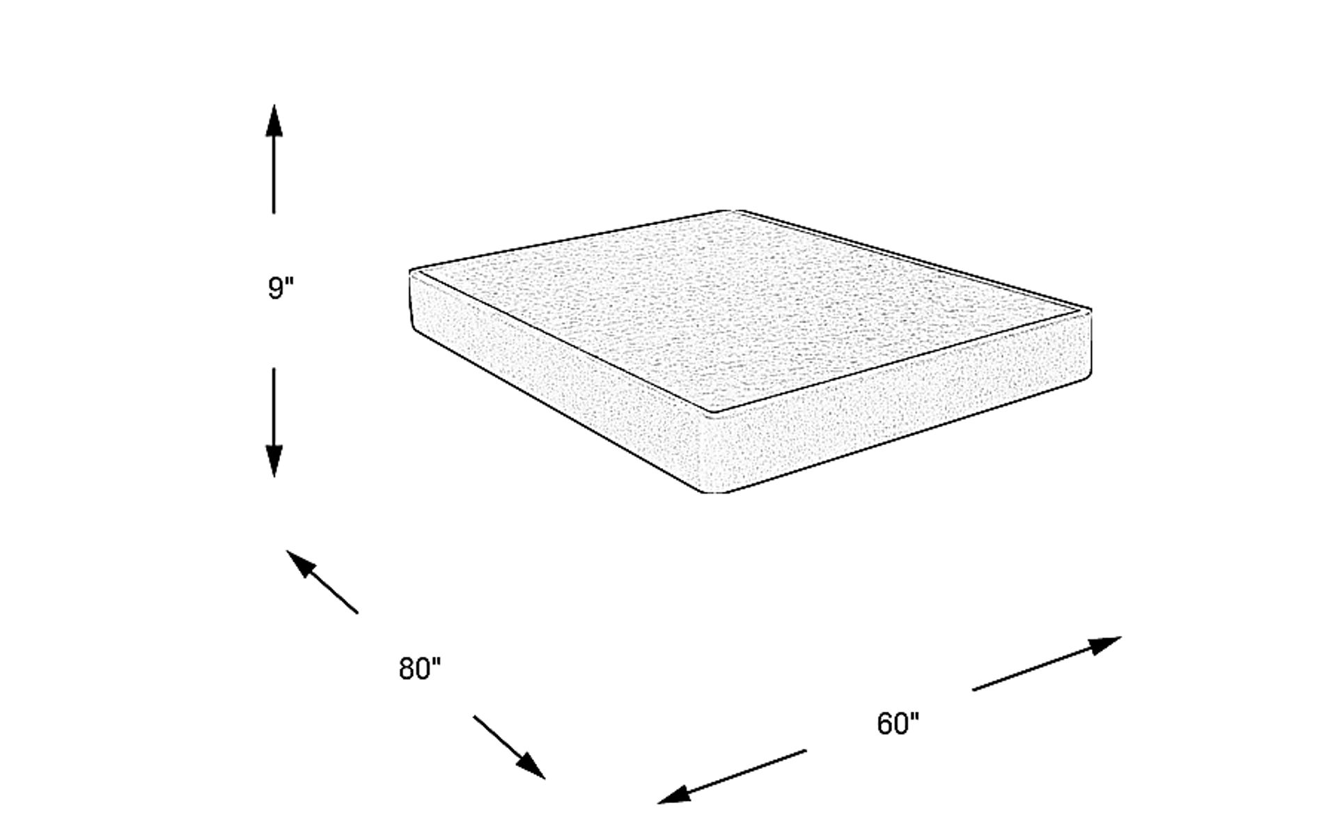 Dimension Image. Please refer to the Dimension Tab on this page for dimension details.