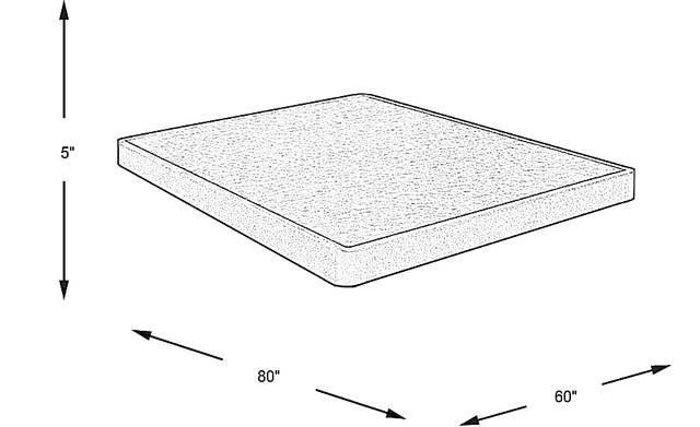 Dimension Image. Please refer to the Dimension Tab on this page for dimension details.