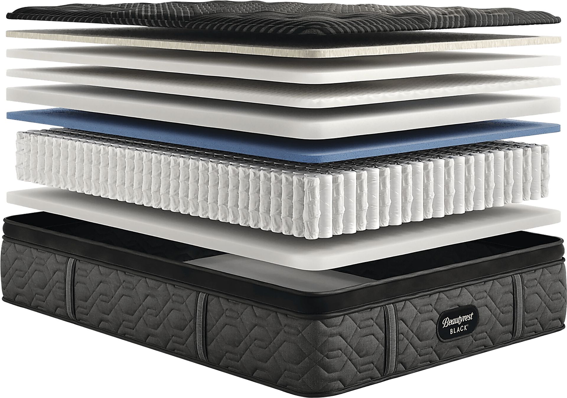 Beautyrest Black Series One Medium Pillow Top Split California King Mattress - Image 3