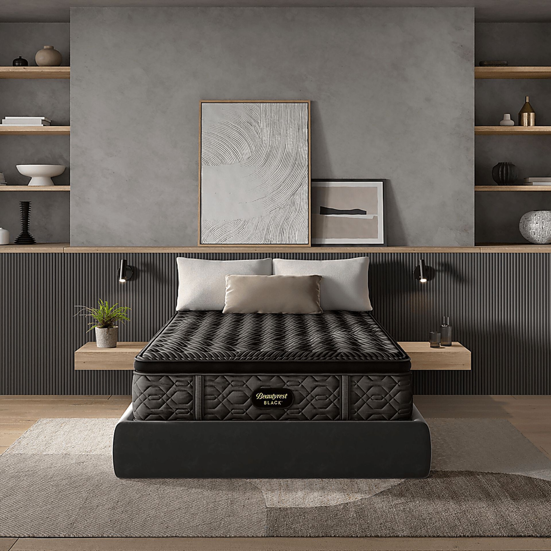 Beautyrest Black Series One Medium Pillow Top Split King Mattress (2 TWXL) - Image 4