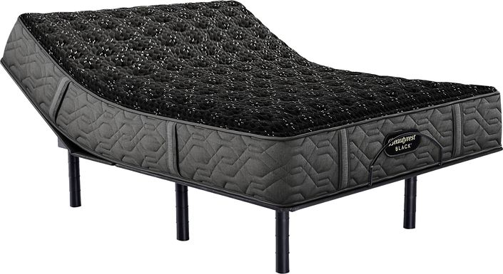 Beautyrest Black Series Three Firm King Mattress Set with Head Up Only Base