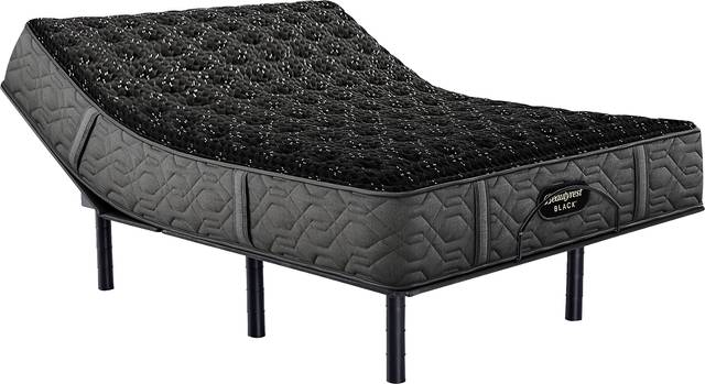 Beautyrest Black Series Three Firm Queen Mattress Set with Head Up Only Base - Thumbnail - Image 1