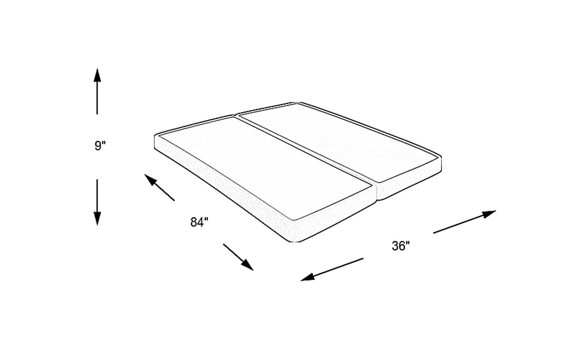 Dimension Image. Please refer to the Dimension Tab on this page for dimension details.