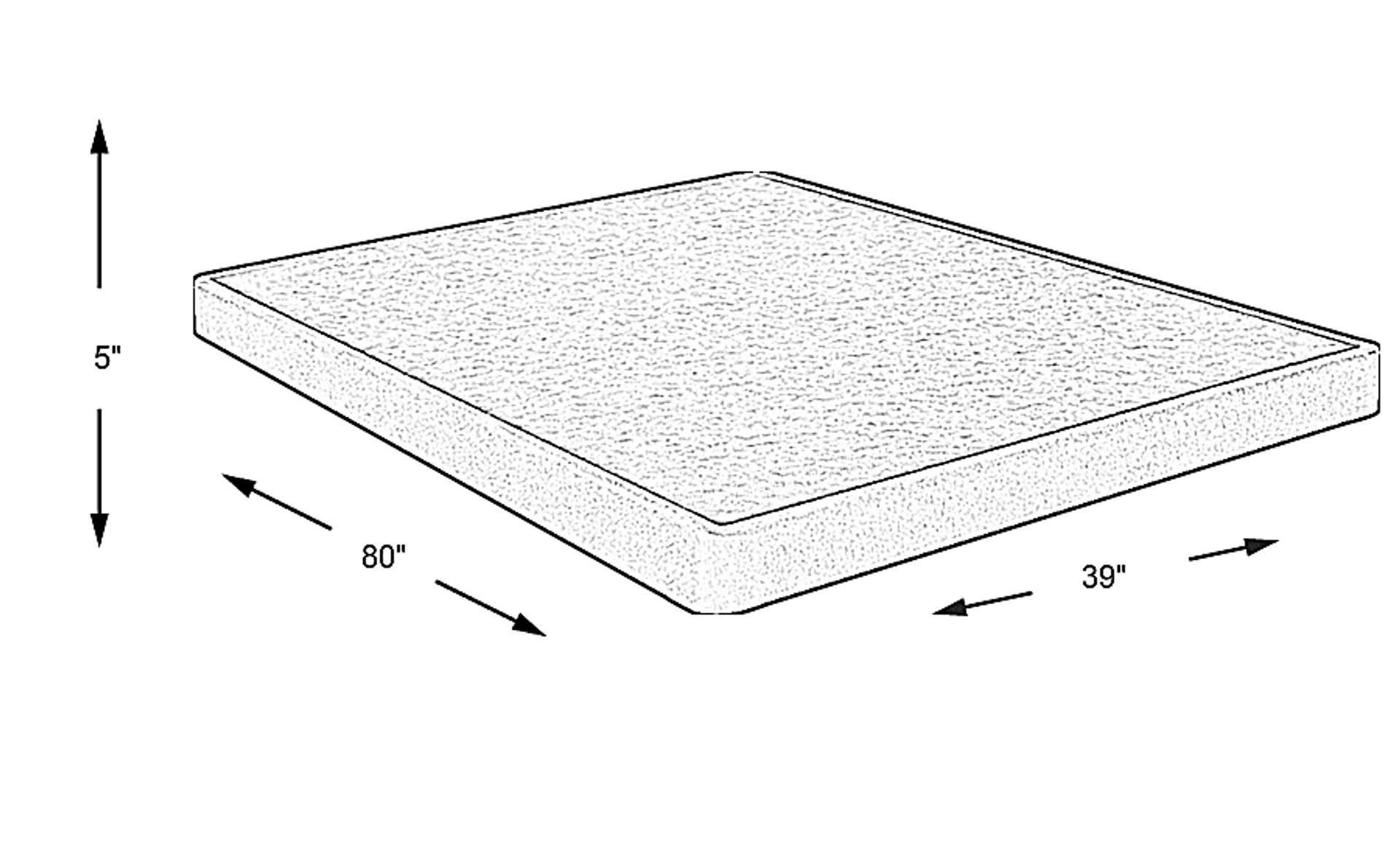 Dimension Image. Please refer to the Dimension Tab on this page for dimension details.