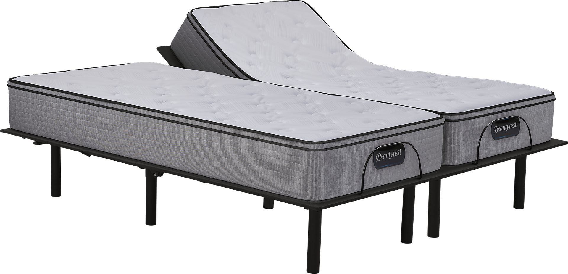 Beautyrest Canfield Hills Split King Mattress with RTG Sleep 2000 Adjustable Base - Image 1