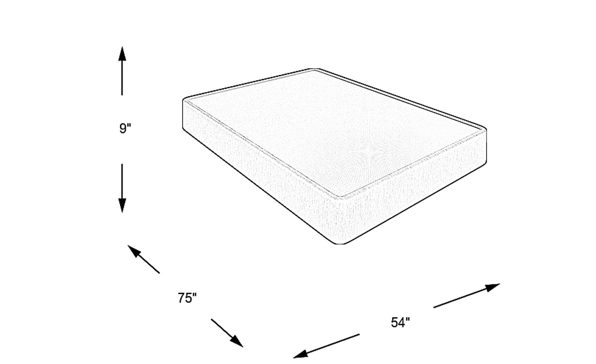 Dimension Image. Please refer to the Dimension Tab on this page for dimension details.