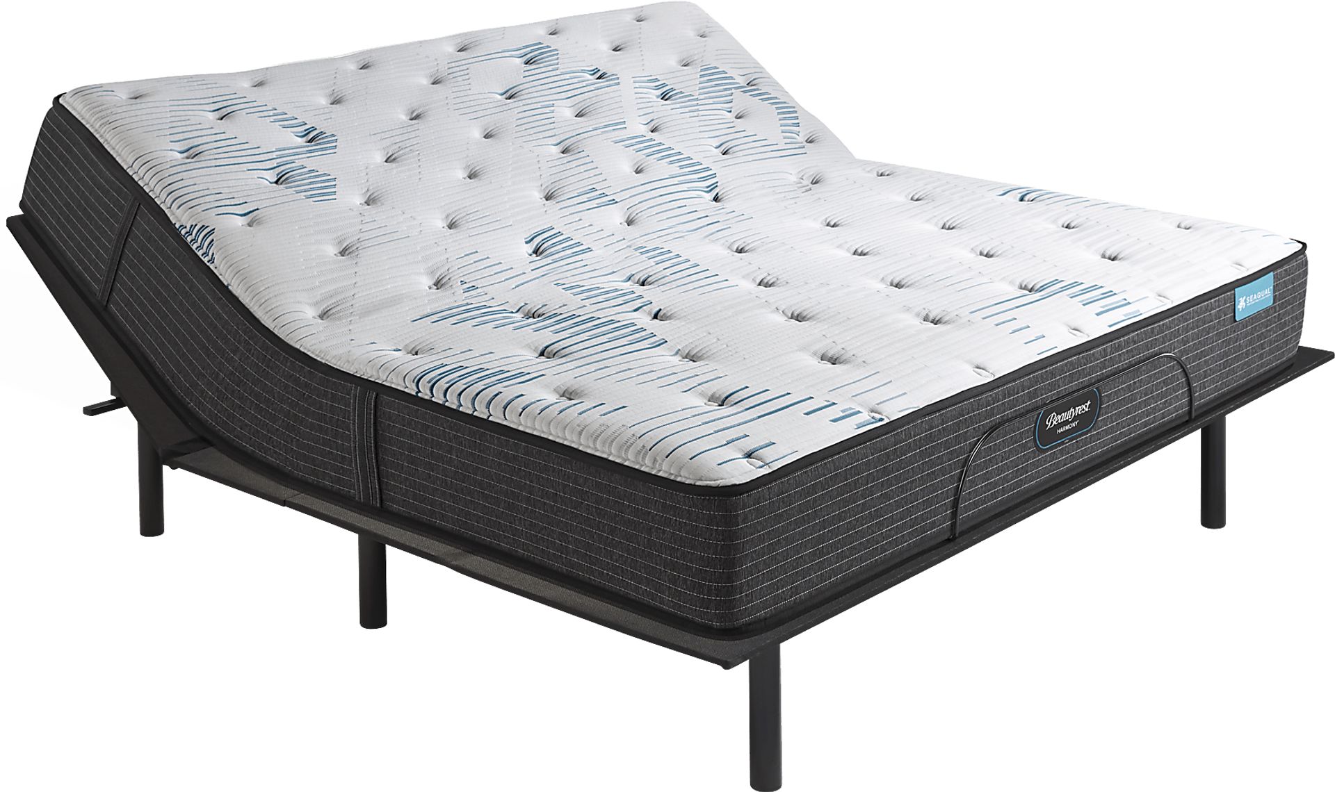Beautyrest Harmony Bayville King Mattress with Head Up Only Base - Image 1