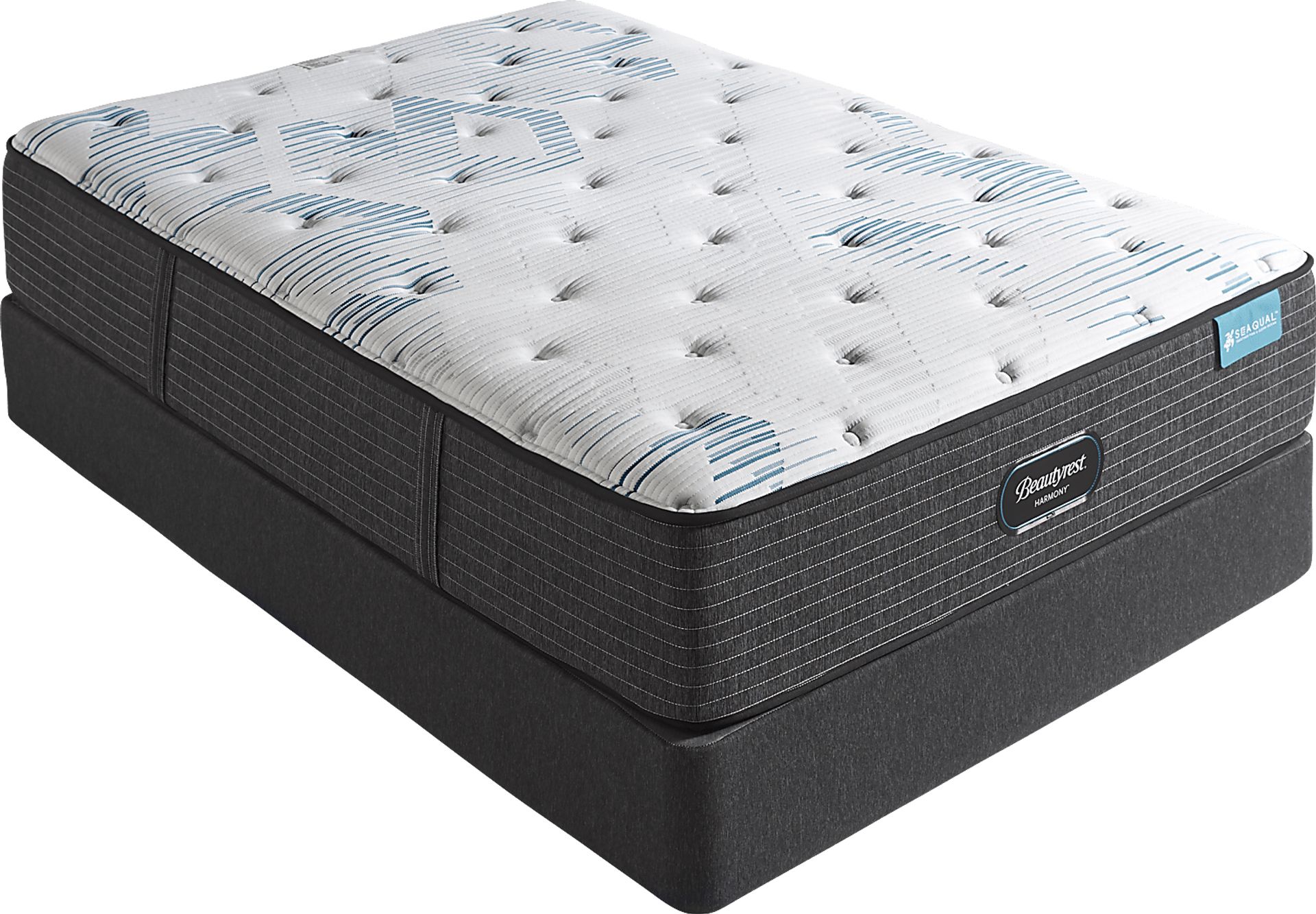 Beautyrest Harmony Bayville Low Profile Full Mattress Set - Image 1