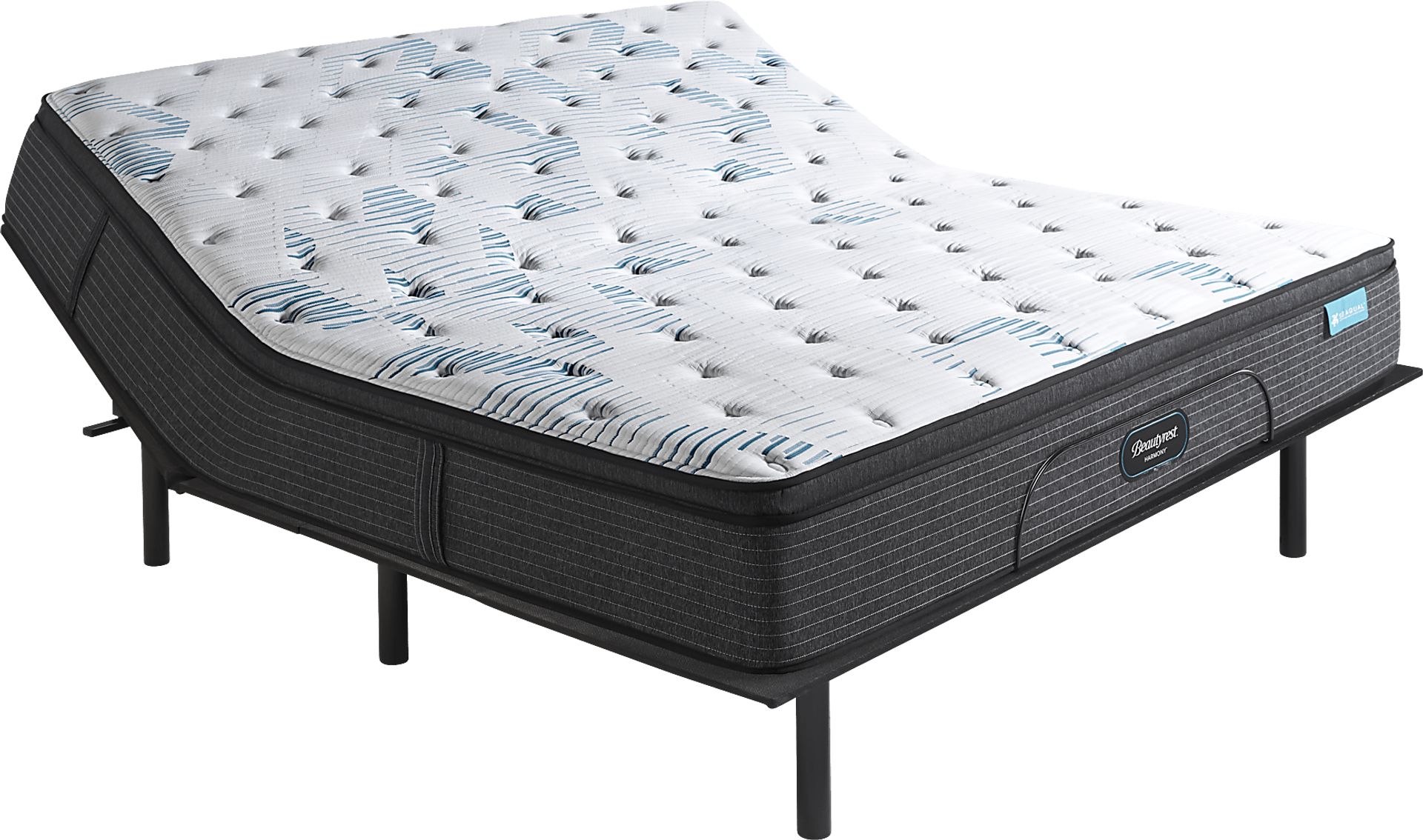 Beautyrest Harmony Cape Coral King Mattress with Head Up Only Base - Image 1