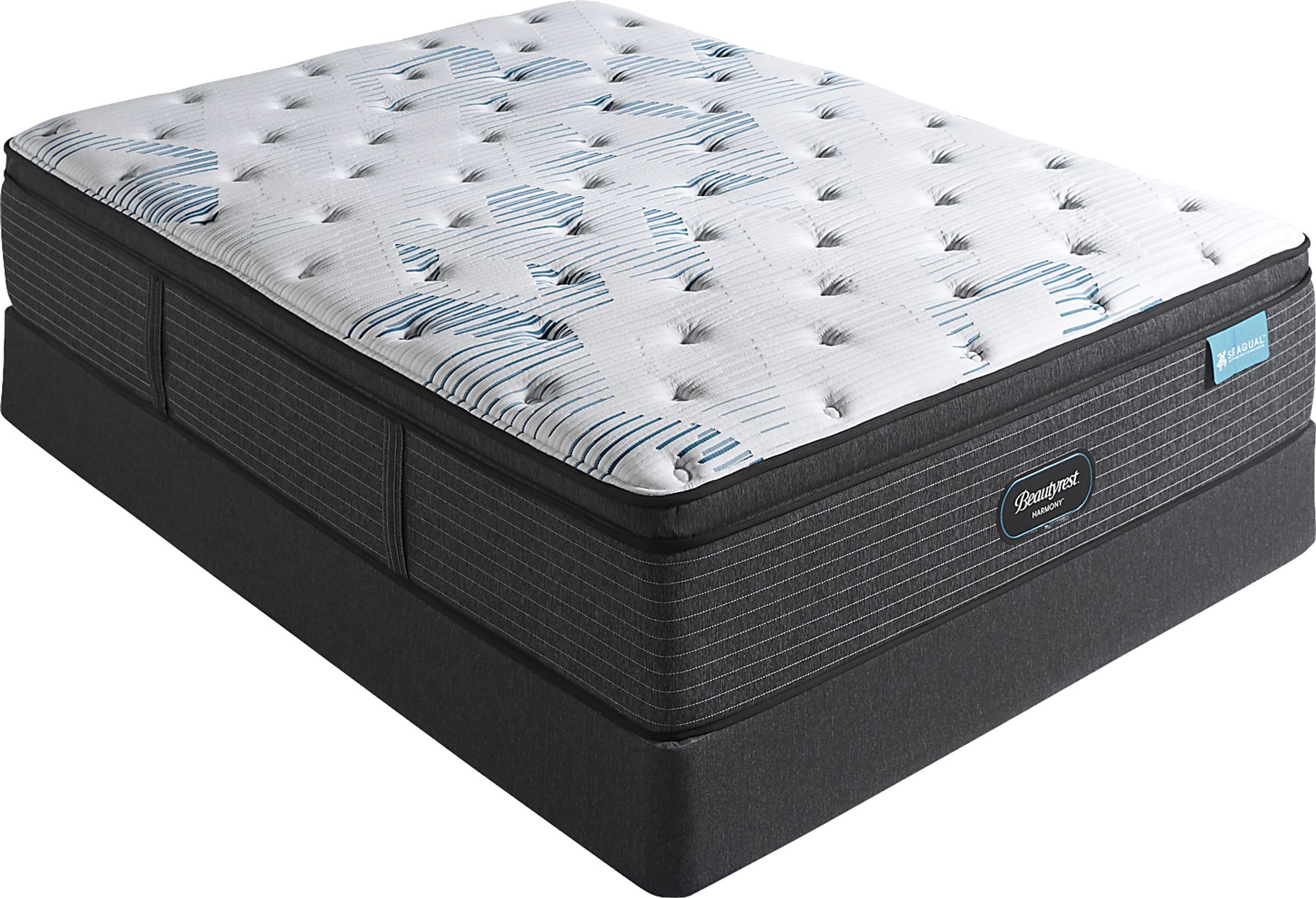 Beautyrest Harmony Cape Coral Low Profile Queen Mattress Set - Image 1