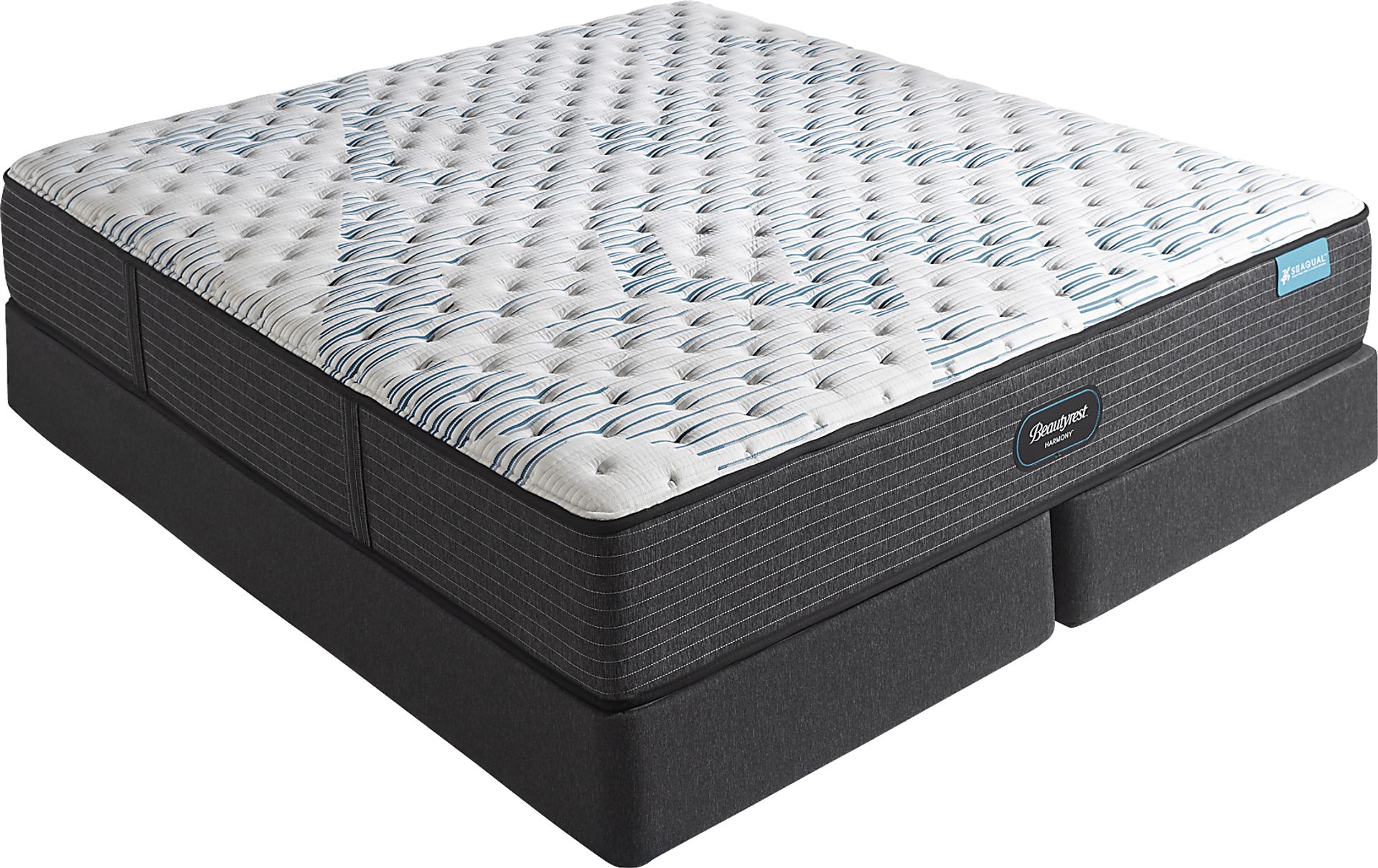 Beautyrest Harmony Oak Harbor Low Profile King Mattress Set - Image 1