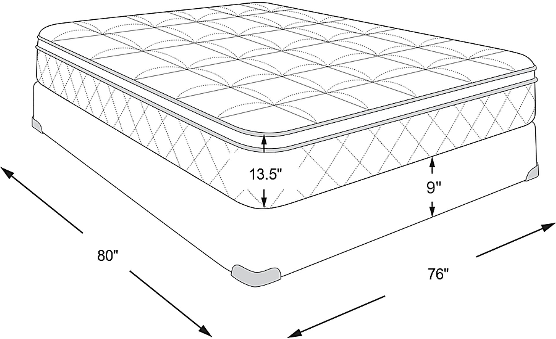Dimension Image. Please refer to the Dimension Tab on this page for dimension details.