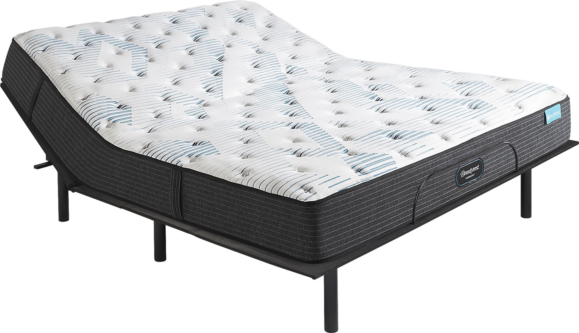 Beautyrest Harmony Parrot Cay King Mattress with Head Up Only Base - Image 1