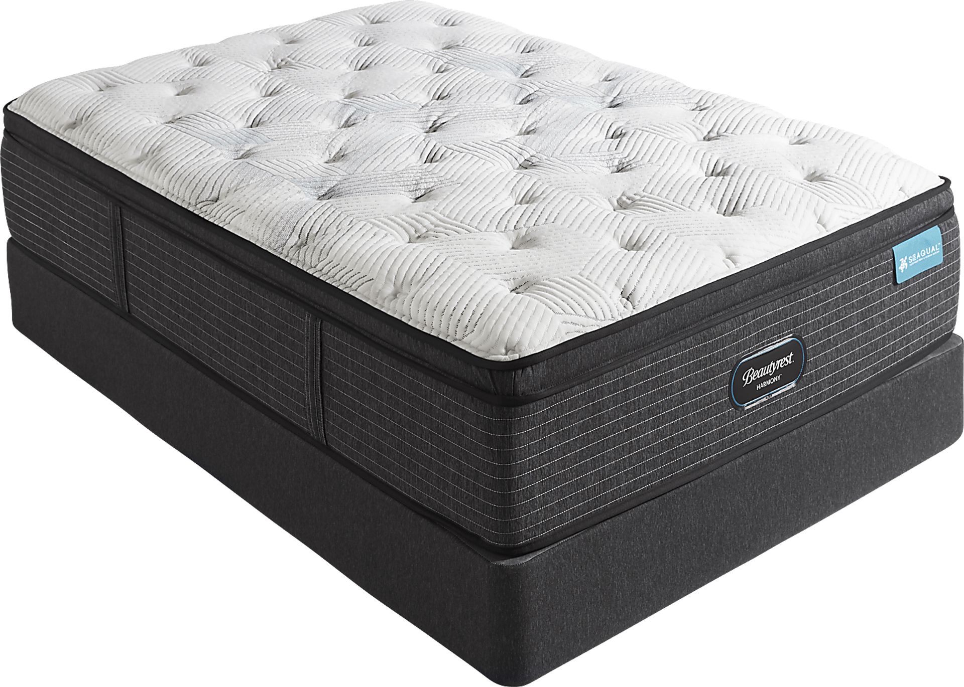 Beautyrest Harmony Reef Bay Low Profile Full Mattress Set - Image 1