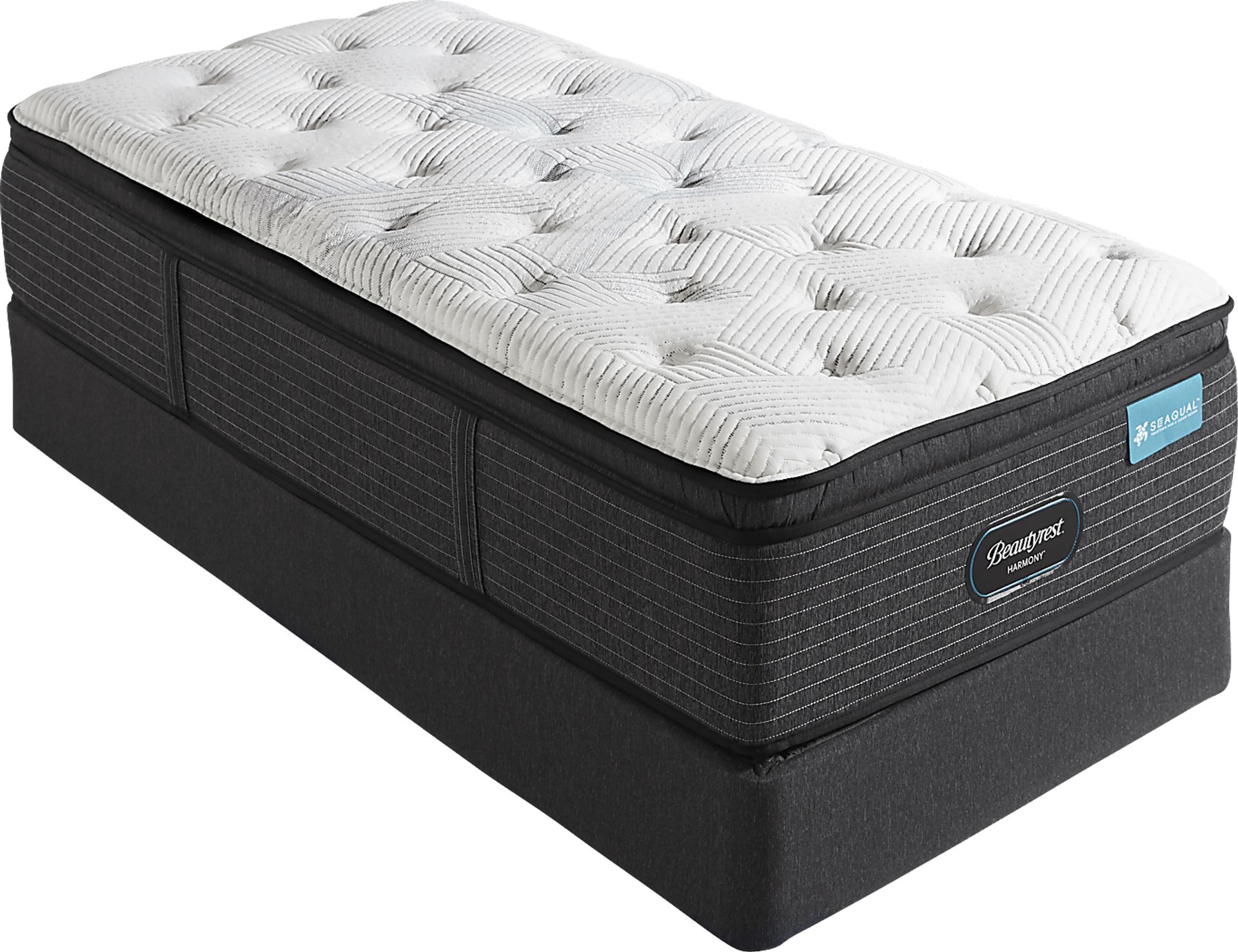 Beautyrest Harmony Reef Bay Low Profile Twin Mattress Set - Image 1