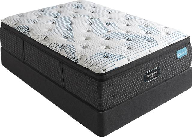 Beautyrest Harmony Ruby Beach Low Profile Full Mattress Set - Thumbnail - Image 1