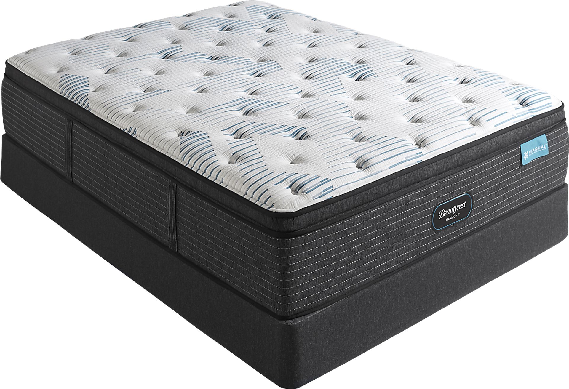 Beautyrest Harmony Ruby Beach High Profile Queen Mattress Set - Image 1