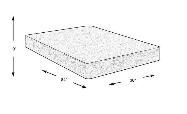 Dimension Image. Please refer to the Dimension Tab on this page for dimension details.