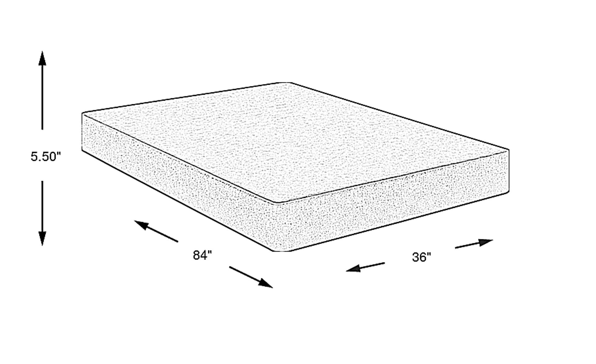 Dimension Image. Please refer to the Dimension Tab on this page for dimension details.