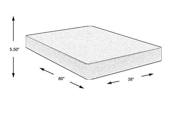 Dimension Image. Please refer to the Dimension Tab on this page for dimension details.