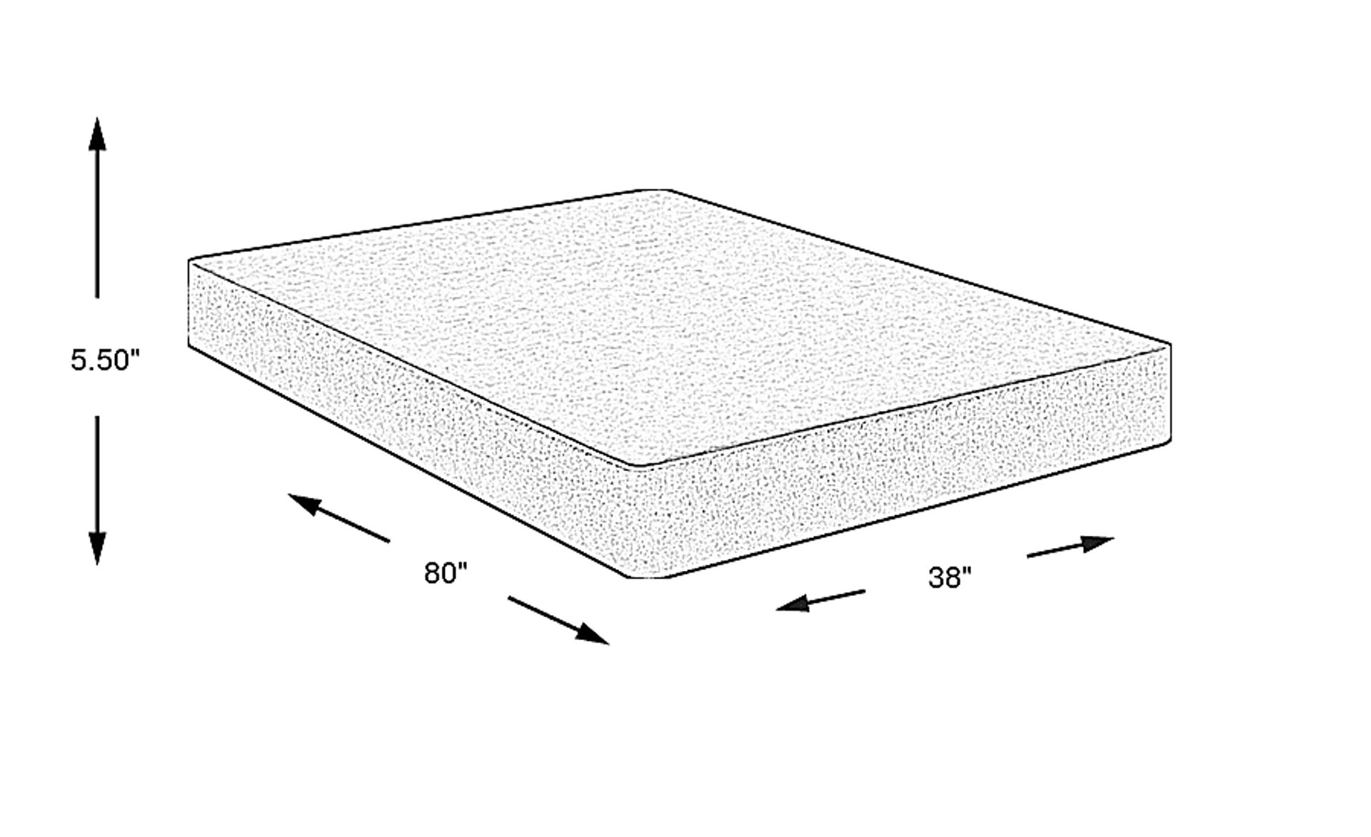 Dimension Image. Please refer to the Dimension Tab on this page for dimension details.