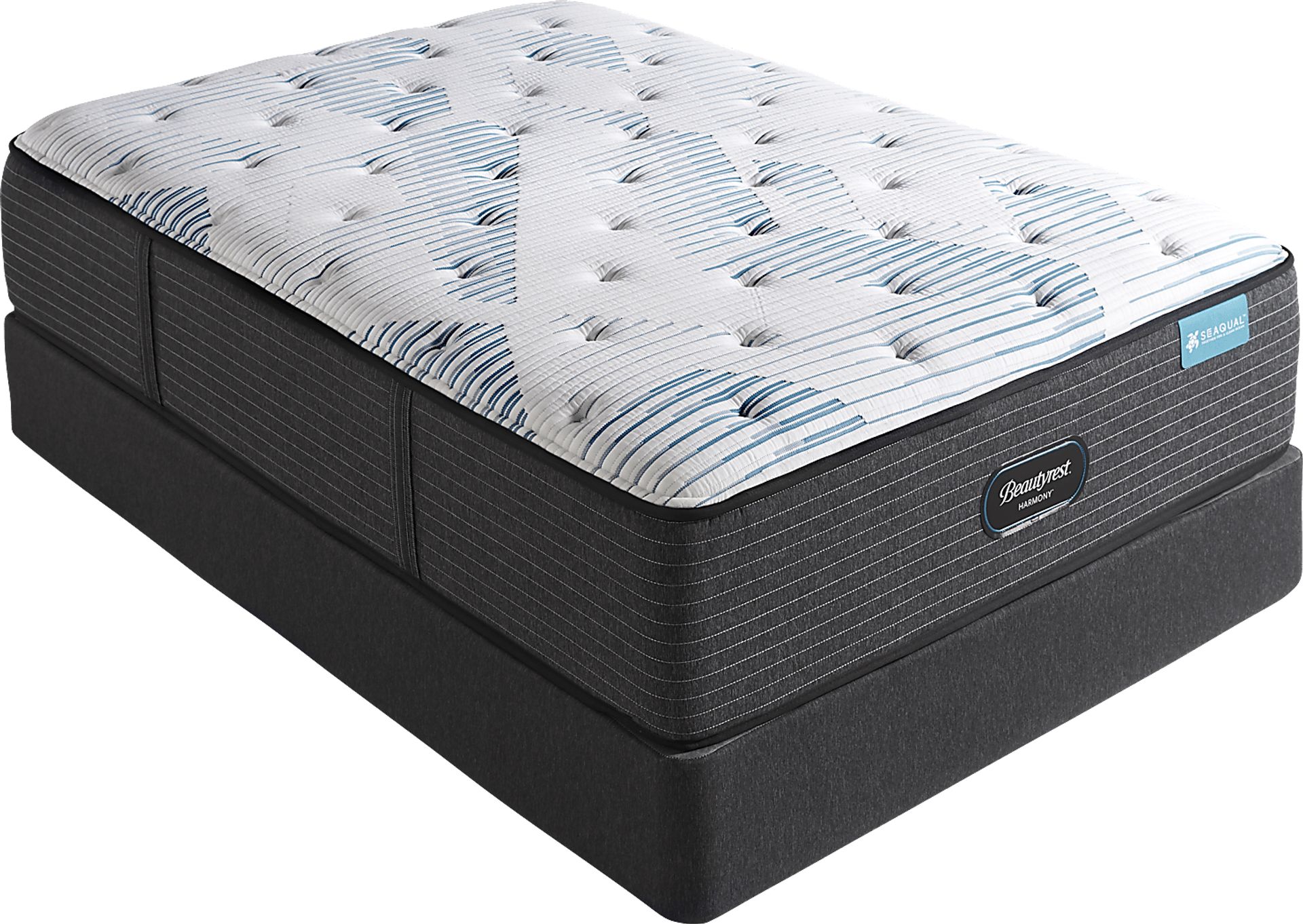 Beautyrest Harmony Turtle Beach Low Profile Full Mattress Set - Image 1