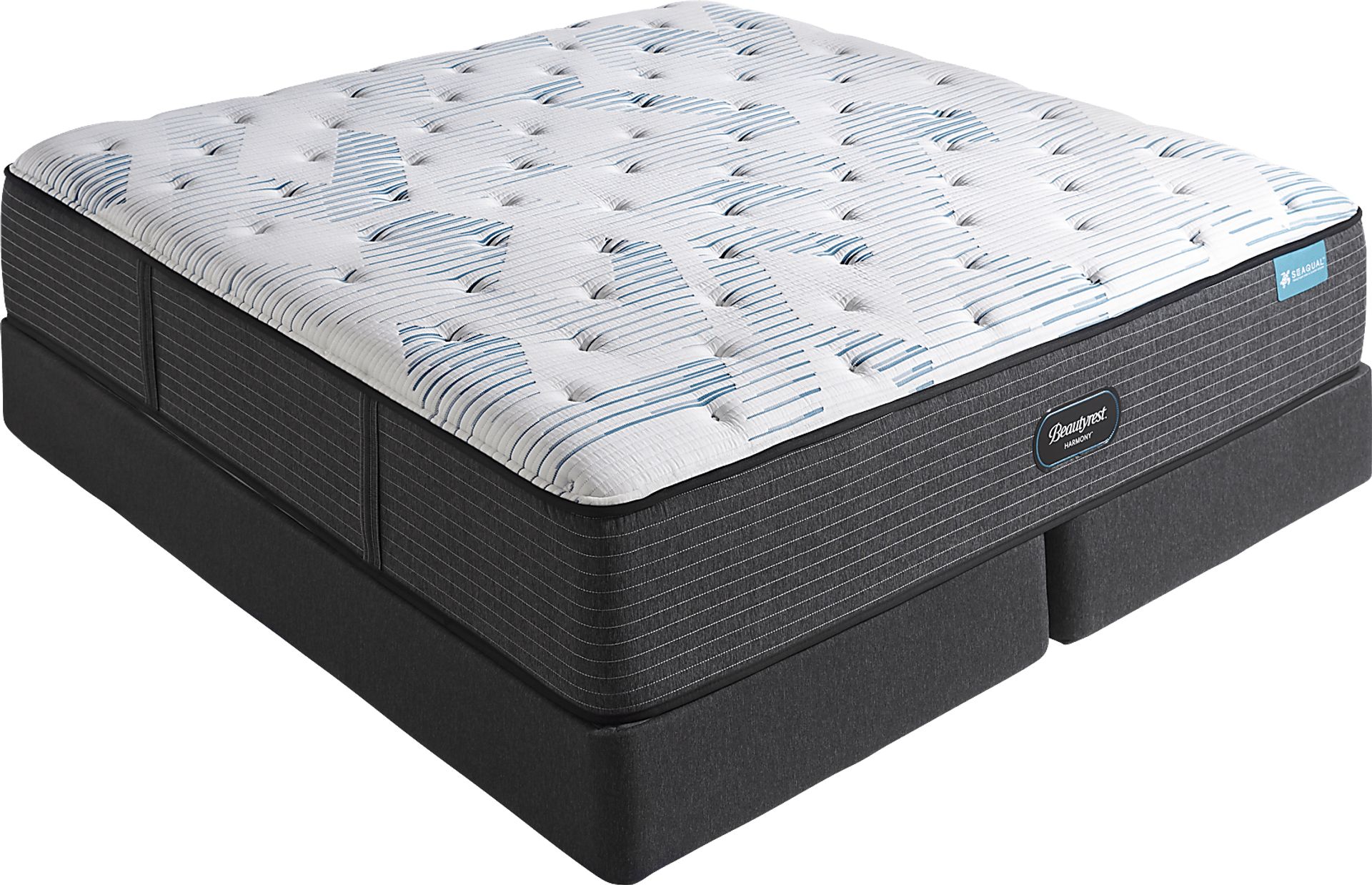 Beautyrest Harmony Turtle Beach Low Profile King Mattress Set - Image 1