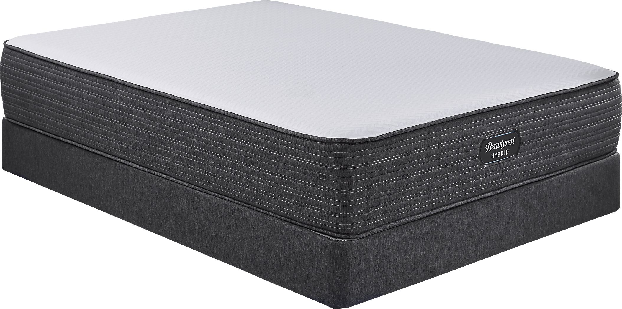 Beautyrest Belmont Springs Low Profile Queen Mattress Set Rooms to Go