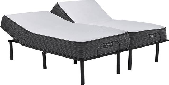 Beautyrest Hybrid Belmont Springs Split King Mattress with RTG Sleep 2000 Adjustable Base - Thumbnail - Image 1