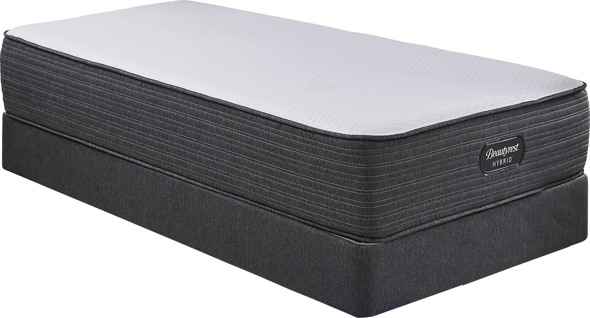 Beautyrest Hybrid Belmont Springs Twin Mattress Set - Image 1