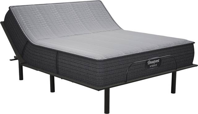 Beautyrest Hybrid Pacific Blue Queen Mattress with Head Up Only Base - Thumbnail - Image 1
