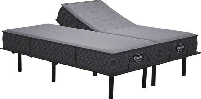Beautyrest Hybrid Pacific Blue Split King Mattress with Head Up Only Base - Thumbnail - Image 1
