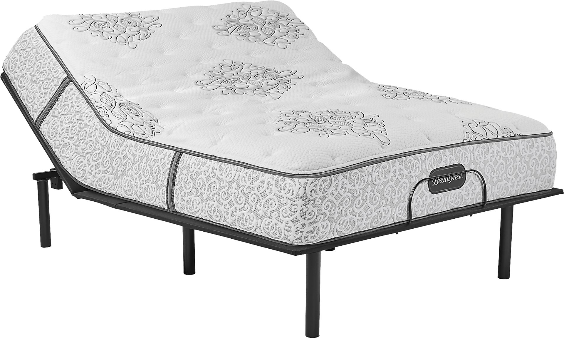 Beautyrest Legend McFarland Queen Mattress with RTG Sleep 2000 Adjustable Base - Image 1