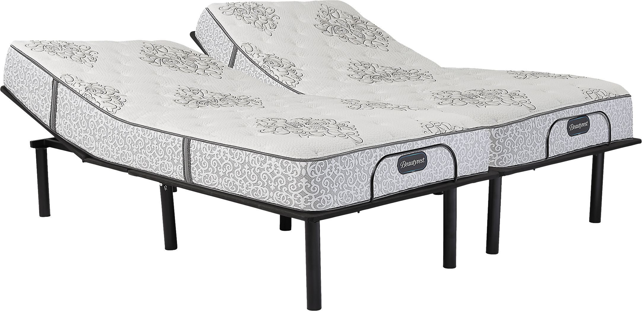 Beautyrest Legend McFarland Split King Mattress with RTG Sleep 2000 ...