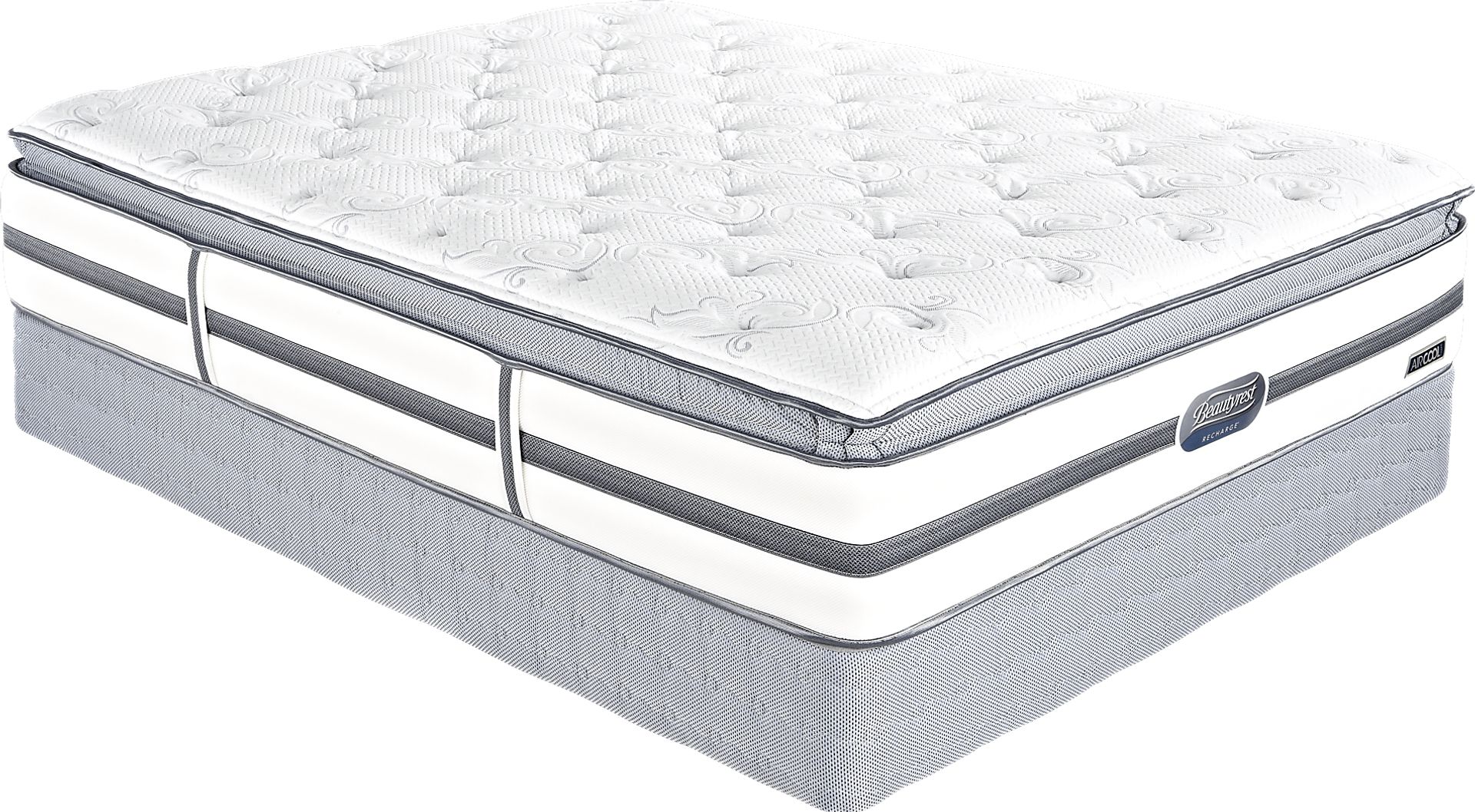 Beautyrest Recharge Windrush Low Profile King Mattress Set - Image 1