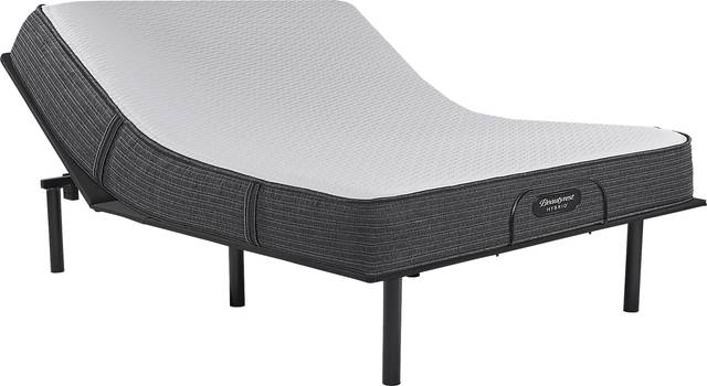 Beautyrest Select Broad Peak Medium Hybrid King Mattress Set with Head Up Only Base - Thumbnail - Image 1