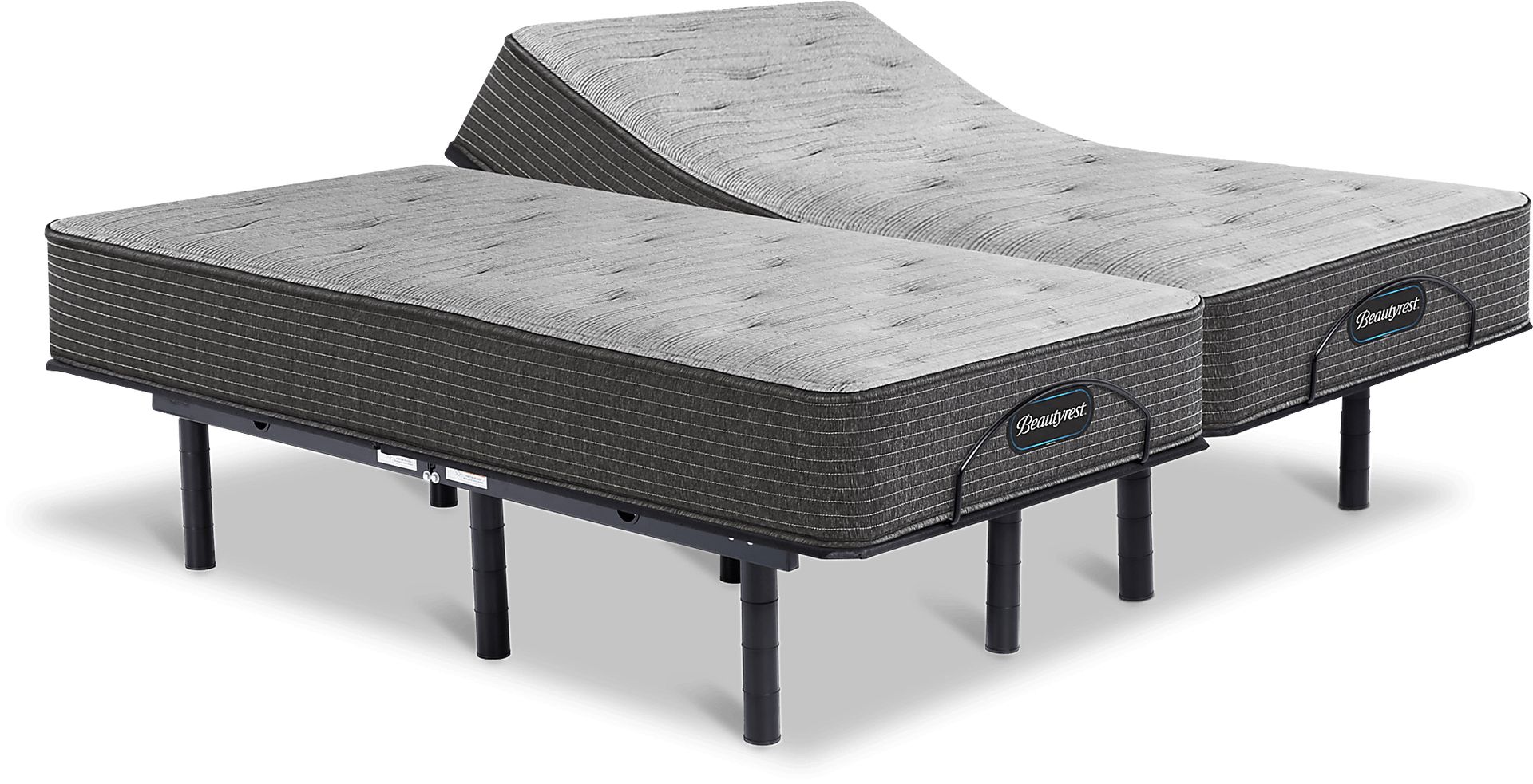 Beautyrest Select Eminence Split King Mattress Set with Head Up Only Base - Image 1