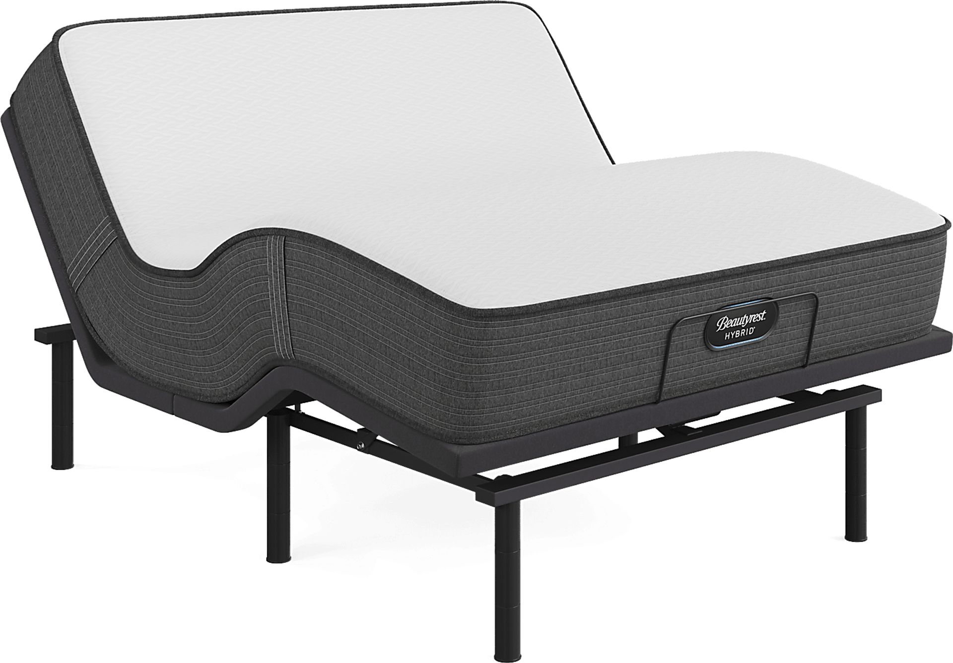 BeautyRest Select Hybrid Broad Peak Queen Mattress with BaseLogic Silver - Image 1