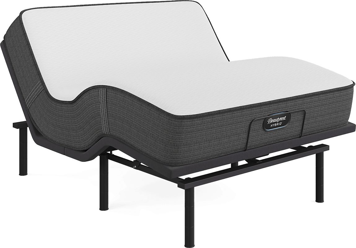 BeautyRest Select Hybrid Broad Peak Split King Mattress with BaseLogic Silver