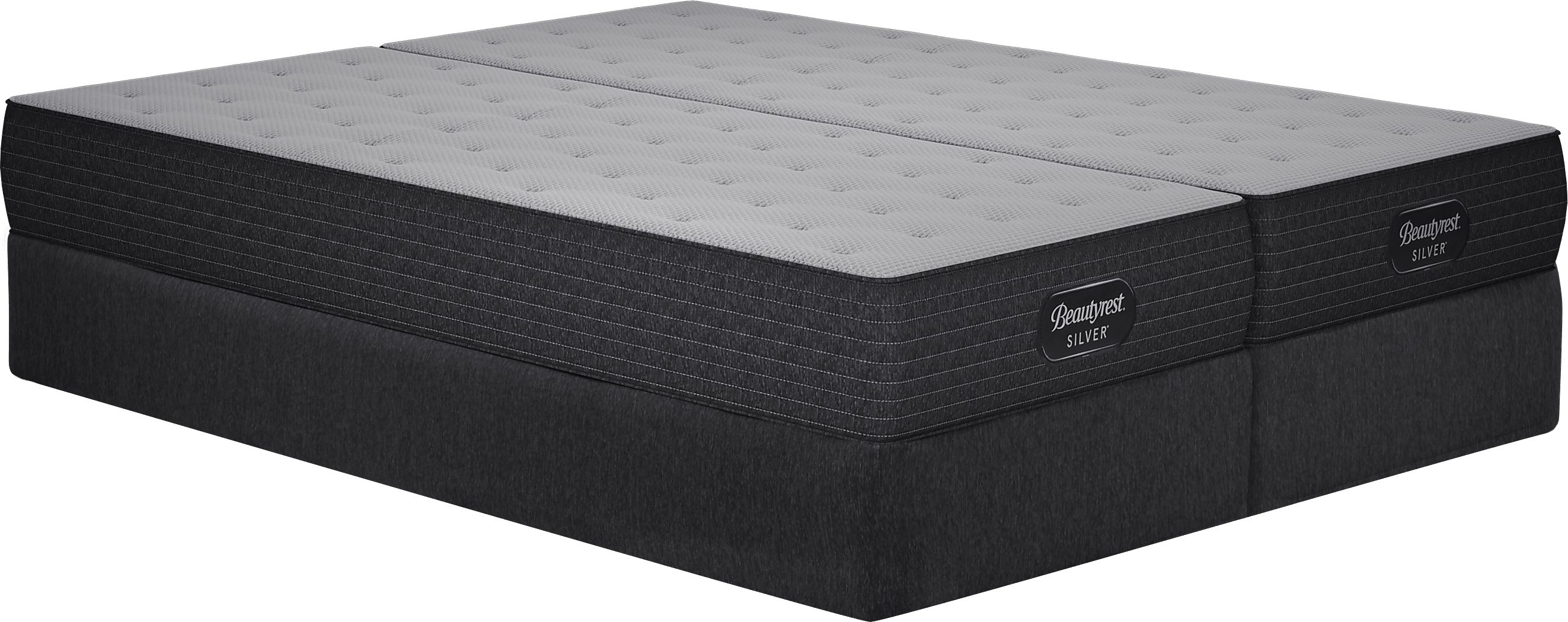 Beautyrest Silver Clover Lane Low Profile Split King Mattress Set
