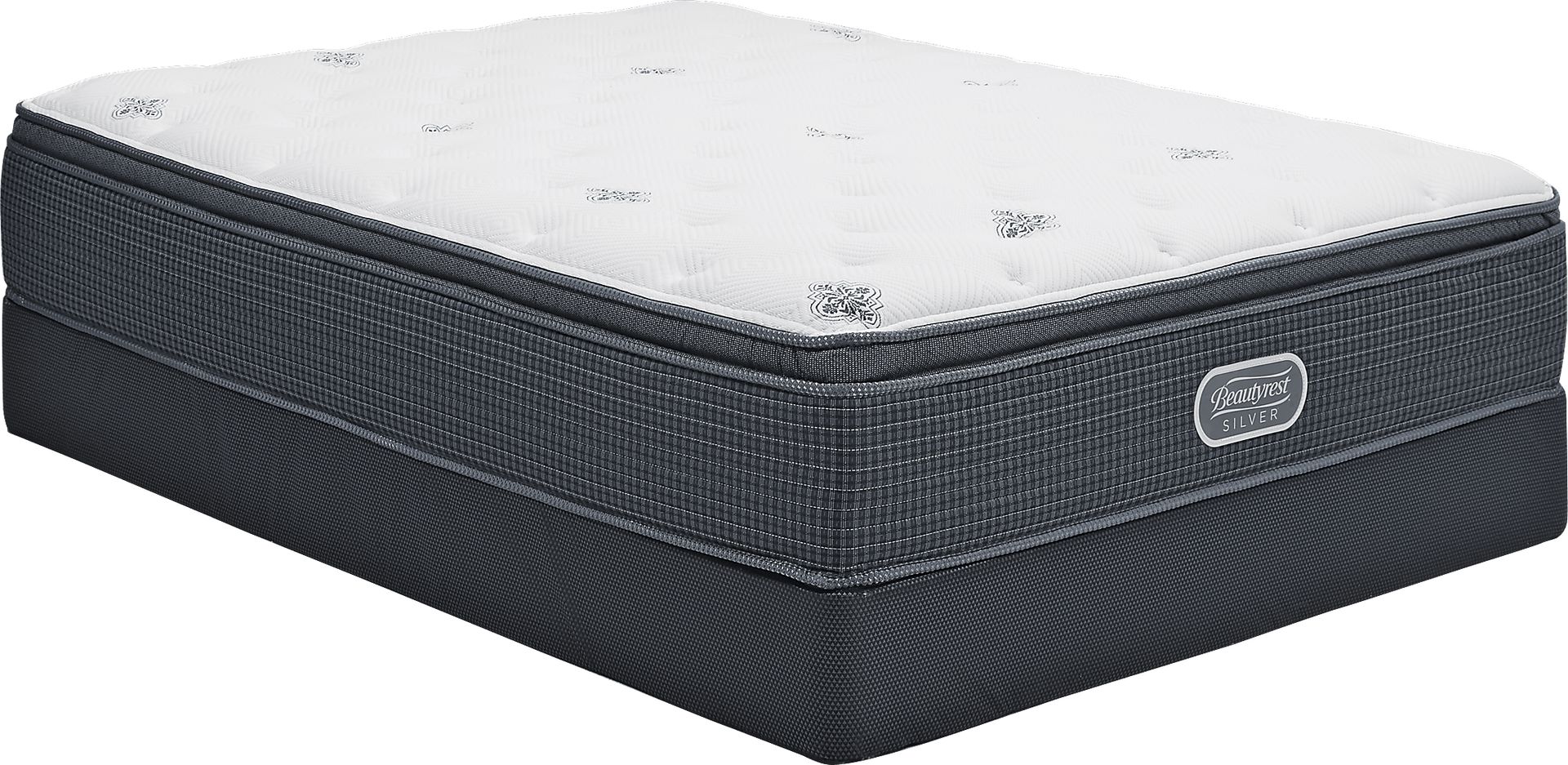 Beautyrest Silver Highlands Low Profile Queen Mattress Set - Image 1