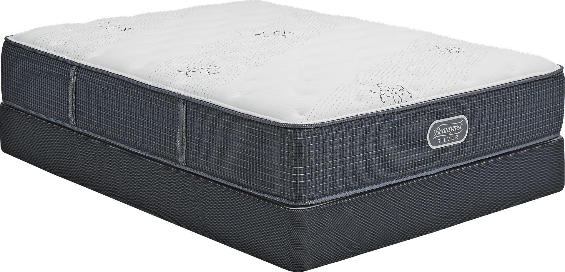 Beautyrest Silver Little Falls Queen Mattress with Reverie O200 Adjustable Base - Image 1