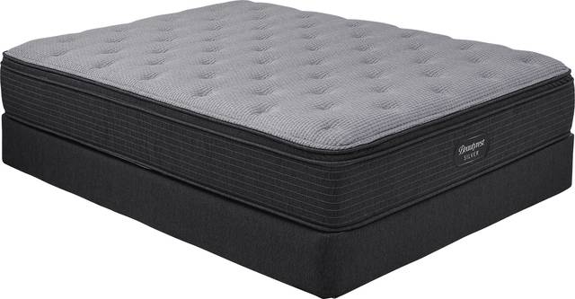 Beautyrest Silver Madison Grove Low Profile Queen Mattress Set - Thumbnail - Image 1