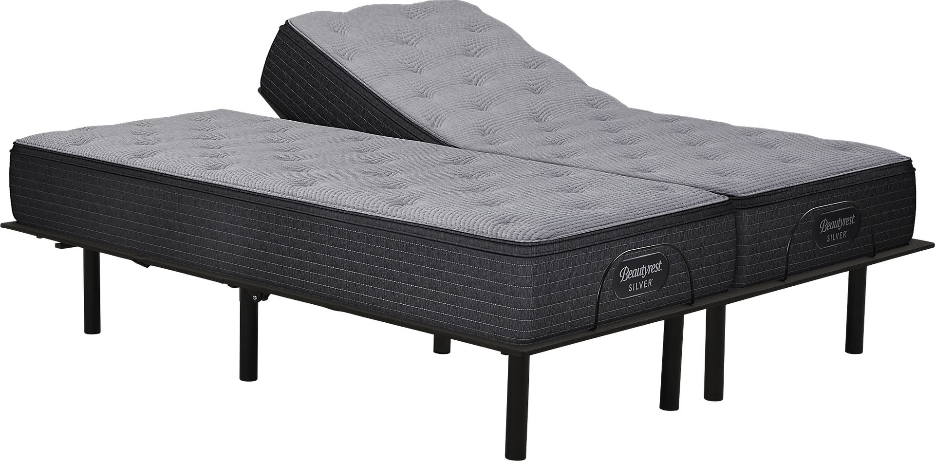 Beautyrest Silver Madison Grove Split King Mattress with RTG Sleep 2000 Adjustable Base - Image 1